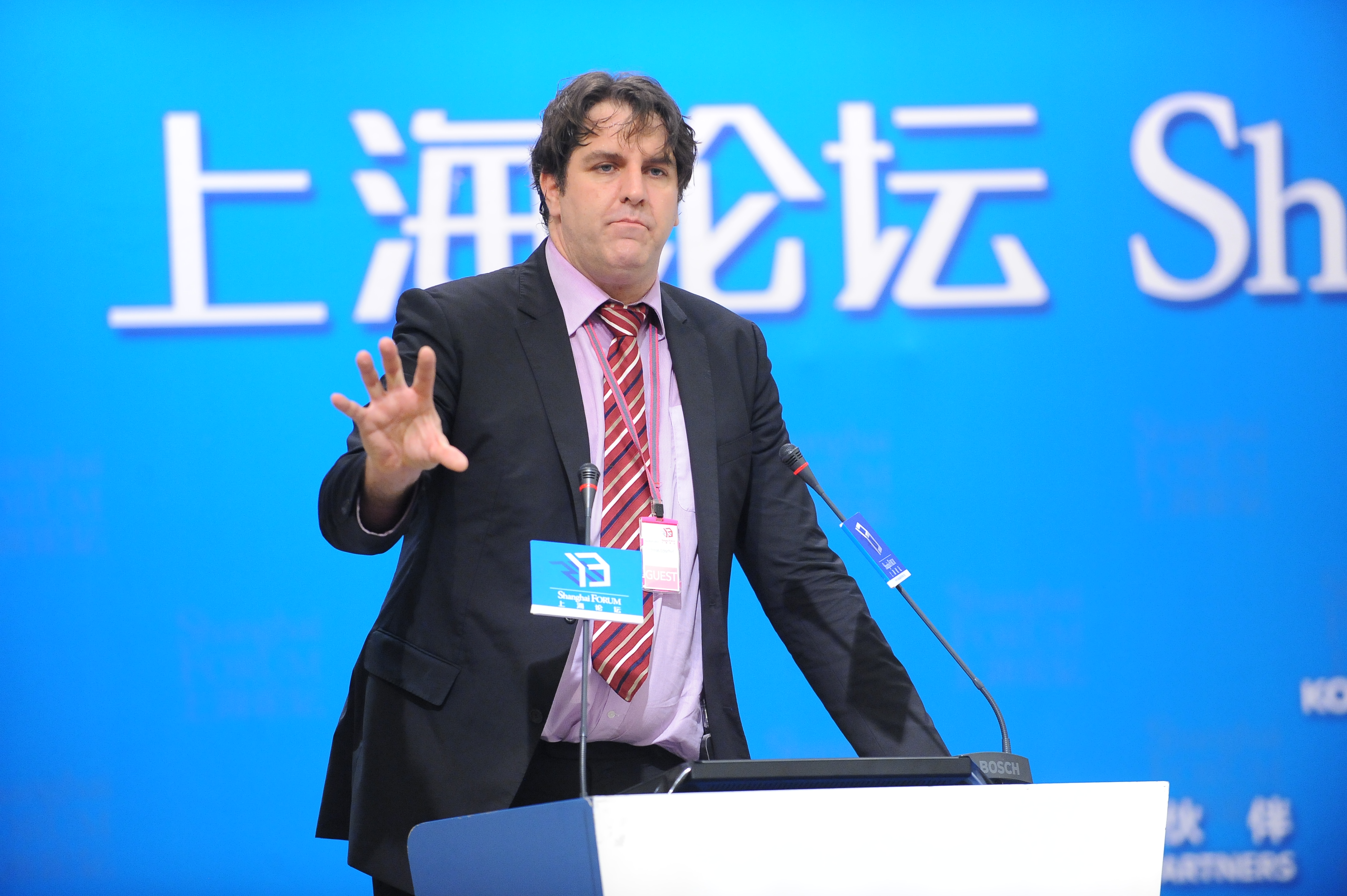 Andreas Loschel (Closing Ceremony, Shanghai Forum 2013)