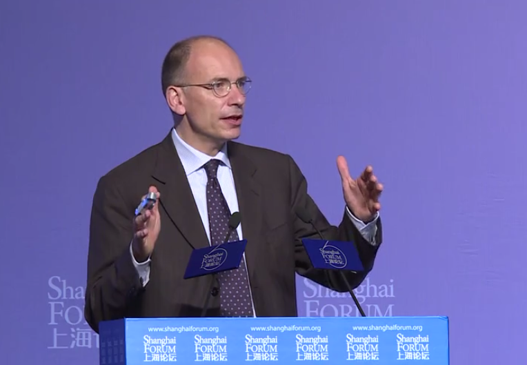 Shanghai forum 2016: opening ceremony(Enrico Letta)