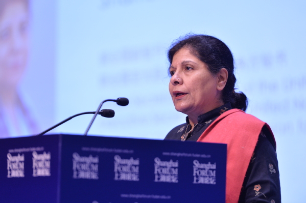 Shamshad Akhtar (Former Under-Secretary-General of the United Nations) @Shanghai Forum 2018