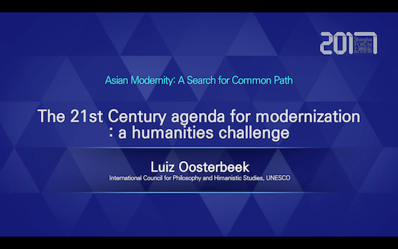 2017上海论坛圆桌会议 The 21st century agenda of modernisation: a Humanities challenge——Luiz Oosterbeek